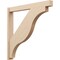 Ekena Millwork 6-in W x 48-in D x 48-in H Funston Block Rough Cedar Woodgrain TimberThane Outlooker, Primed Tan OUTUR060X48X48FST44RCPR - alternate 1